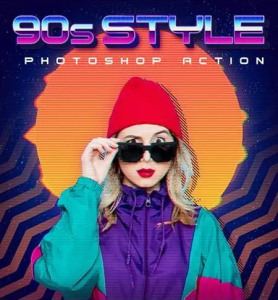 90s Style Photoshop Action