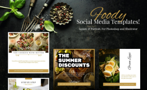 Foody Social Media Templates