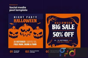 Halloween Instagram Post 2025