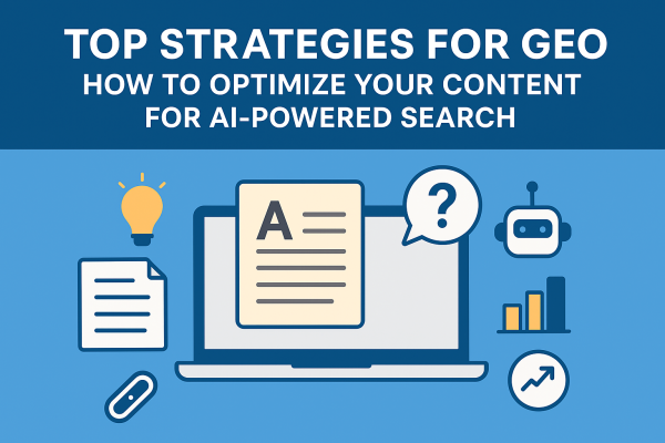 Top Strategies for GEO: How to Optimize Your Content for AI-Powered Search